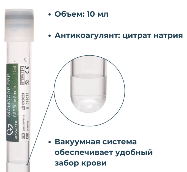 Набор Medical Case PRP Monocap (20саше)