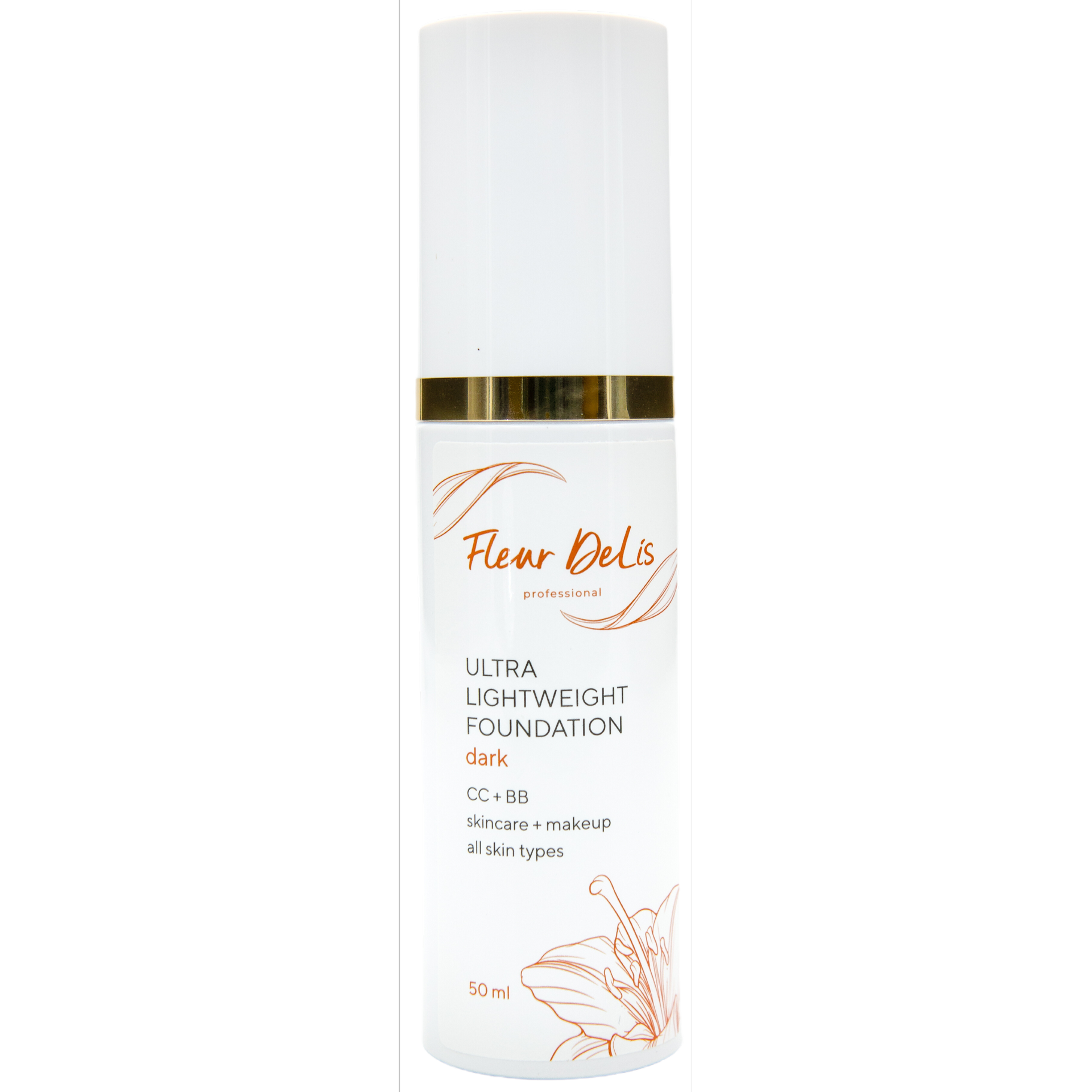 Ultra Lightweight Foundation Dark - Ультралёгкий увлажняющий крем СС+ВВ с тоном Dark