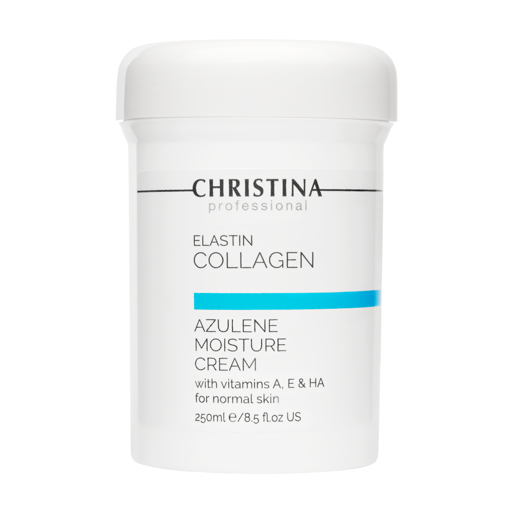 ElastinCollagen Azulene Moisture Cream A,E,HA 250мл – Увл.крем А,Е,ГК для норм.кожи