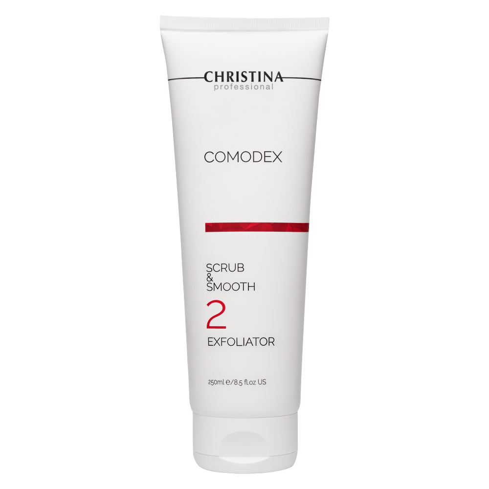 Comodex Scrub Smooth Exfoliator Выравнивающий скраб эксфолиатор, шаг 2