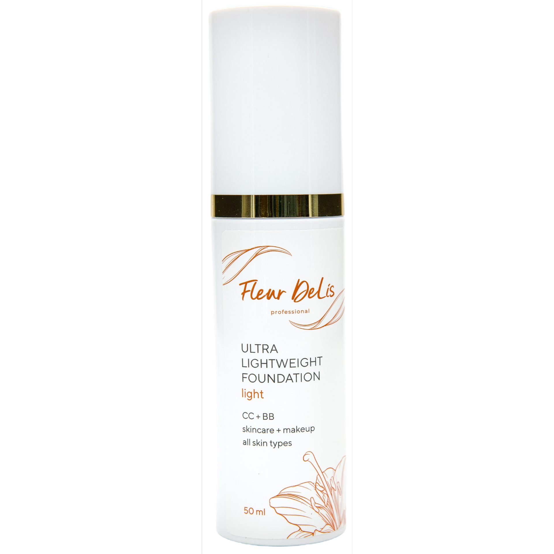 Ultra Lightweight Foundation Light - Ультралёгкий увлажняющий крем СС+ВВ с тоном Light 