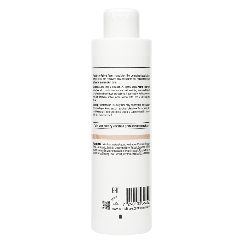 Silk Active toner – Активный тоник (шаг 3)