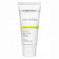 Sea Herbal Beauty Mask Apple - маска на основе морских трав для жир. и комб.кожи Яблоко 