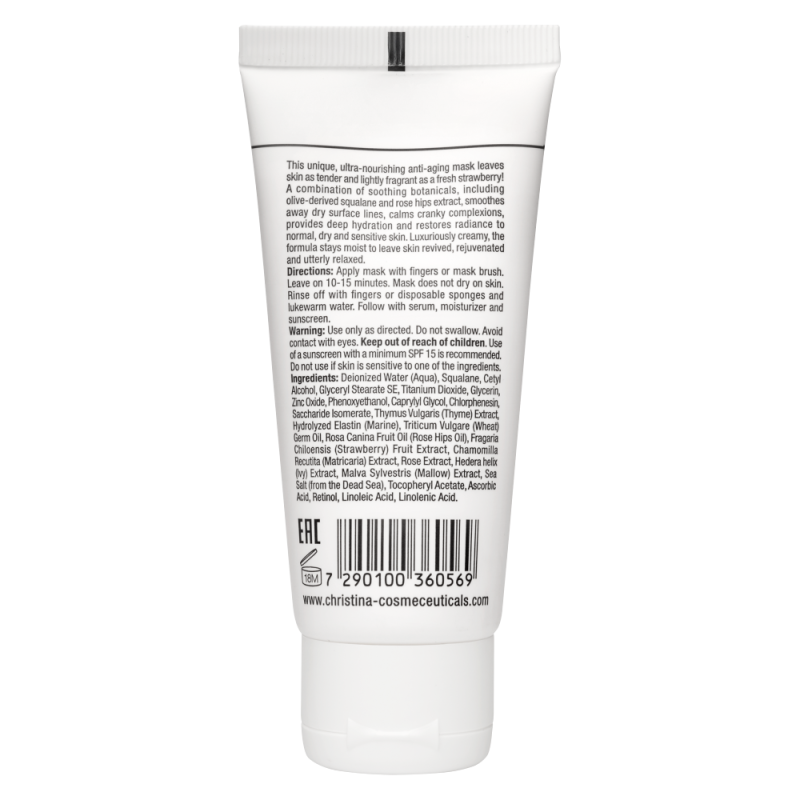 Sea Herbal Beauty Mask Strawberry for normal skin – маска красоты на основе морских трав для нормальной кожи Клубника