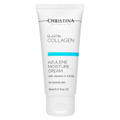 Elastin Collagen Azulene Moisture Cream with Vitamins A, E and HA for normal skin - Увлажняющий крем c витаминами А, Е и гиалуроновой кислотой для нормальной кожи «Эластин, коллаген, азулен»