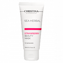Sea Herbal Beauty Mask Strawberry for normal skin – маска красоты на основе морских трав для нормальной кожи Клубника