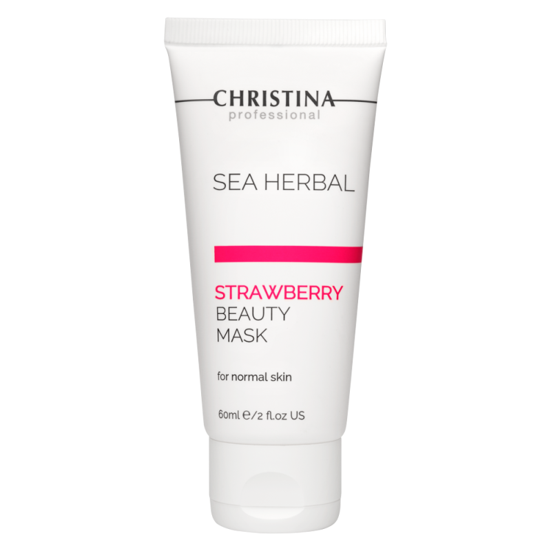 Sea Herbal Beauty Mask Strawberry for normal skin – маска красоты на основе морских трав для нормальной кожи Клубника