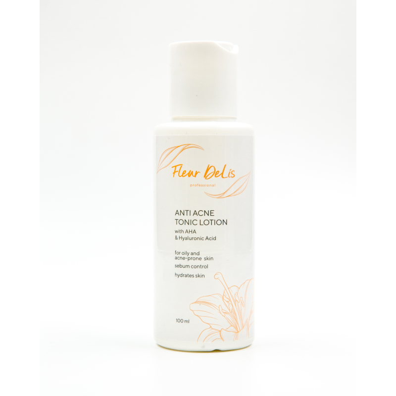 Anti Acne Tonic Lotion with AHA & Hyaluronic Acid - Лосьон-тоник для проблемной кожи с AHA и эффектом увлажнения