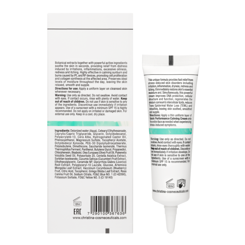 Unstress Quick Performance Calming Cream – Успокаивающий крем быстрого действия