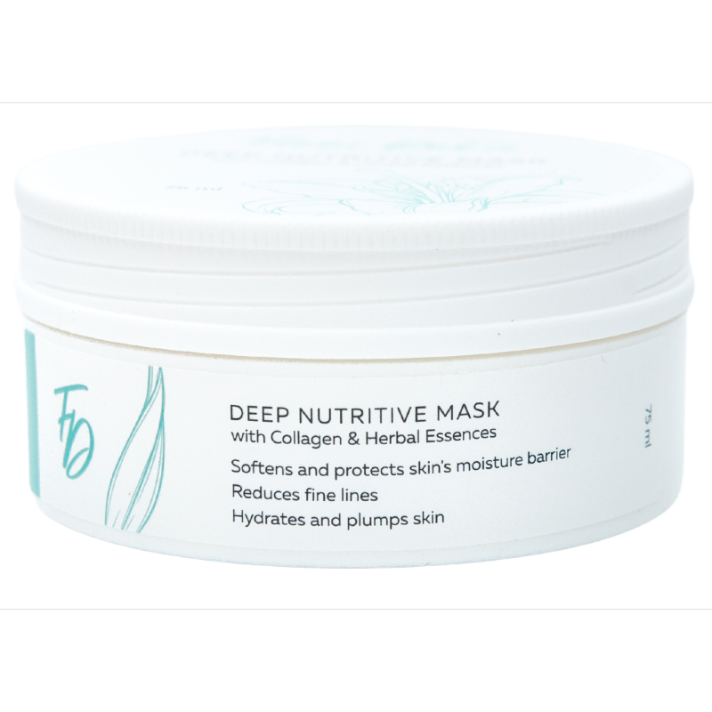Deep Nutritive Mask with Collagen and Herbal Essences - Питательная крем-маска с морским коллагеном и экстрактами трав для лица, шеи и декольте