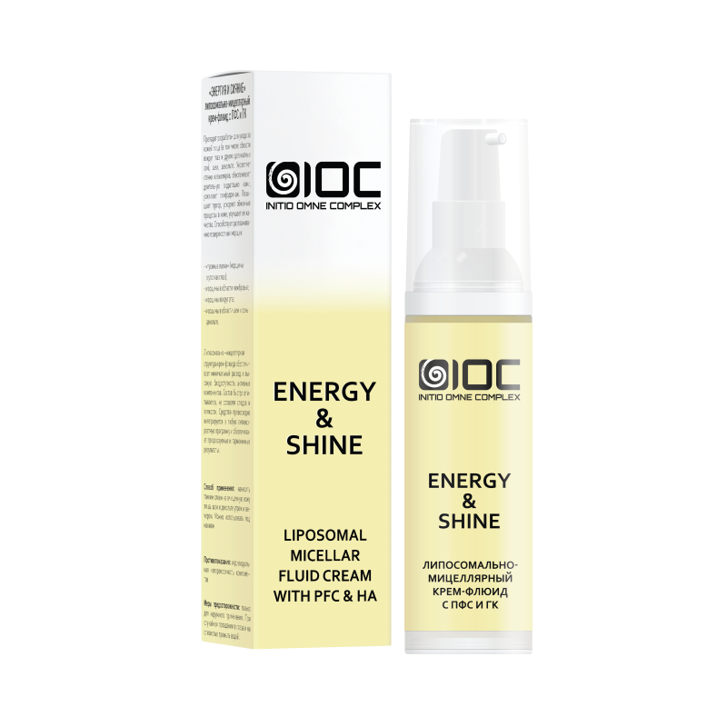 Липосомально-мицелярный крема-флюид Energy Shine