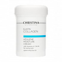 ElastinCollagen Azulene Moisture Cream A,E,HA 250мл – Увл.крем А,Е,ГК для норм.кожи