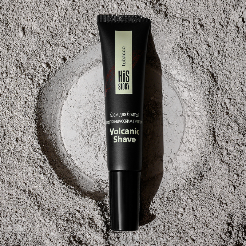 Крем для бритья с вулканическим пеплом Volcanic shave